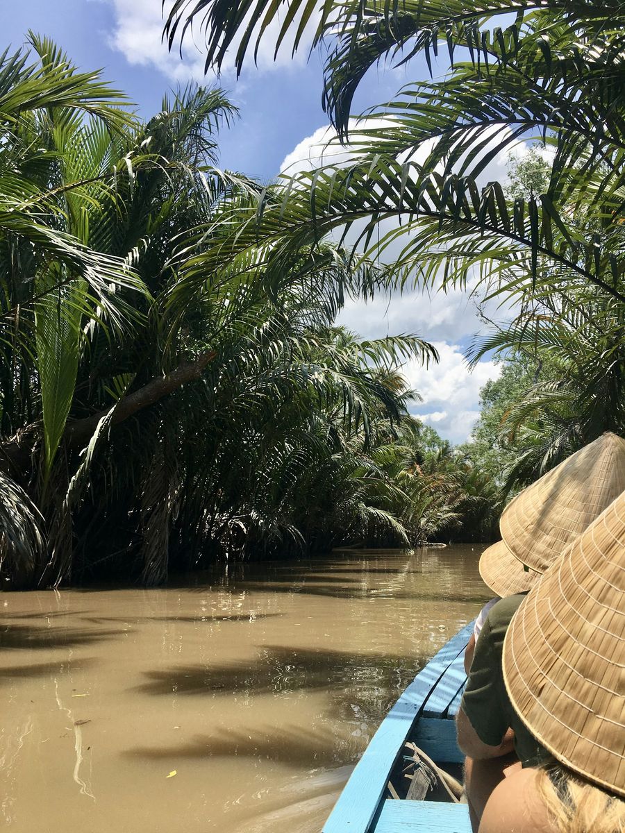 Fruit boats on the Mekong