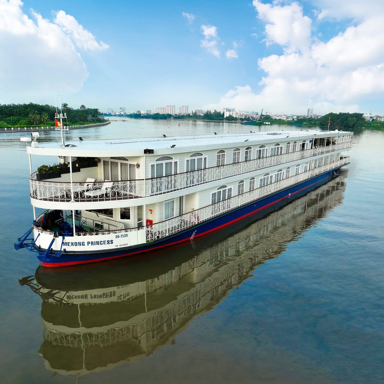The Mekong Princess on the river